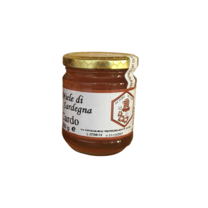 barattolo di miele di cardo da 250 grammi